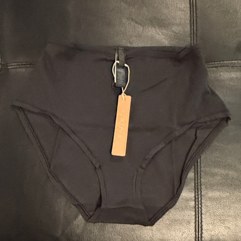 Skims Cotton Jersey Full Brief Color-Soot. SZ-L. NWT